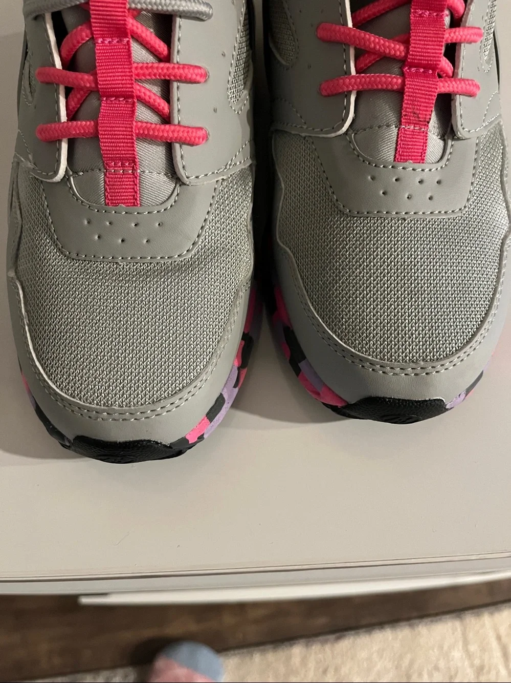 Heelys Gray and Hot Pink Girls'‎ Skate Sneakers